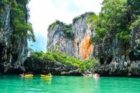 Phang Nga Bay Sea Cave Canoeing & James Bond Island w/ Buffet Lunch by Big Boat