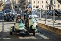 Vespa Sidecar Tour at Day/Night
