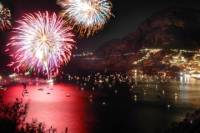 Assumption of Mary Celebration Day, Positano Dinner and Fireworks Boat Tour from Sorrento