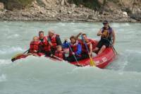Athabasca River Whitewater Rafting Class II Rapids