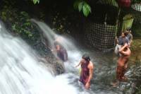 Balinese Ritual Bathing Experience at Waterfall Temple