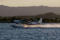 Champagne Sunset Seaplane Flight in San Juan