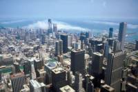 Chicago Air & Water Show from Willis Tower's Skydeck