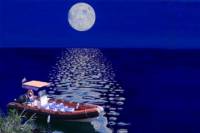 Full Moon by Boat from Cala Figuera
