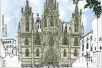 Gothic Quarter Guided Art Workshop in Barcelona