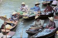 Half-Day Tour of Damneon Saduak Floating Market from Bangkok