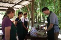 Hands-on Thai Cooking Class in the garden
