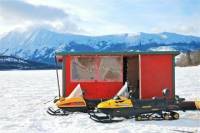 Ice Fishing from Whitehorse