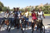 Malaga City Bike Tour: Roman Theater, Gibralfaro Castle and Malaga Cathedral