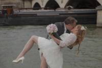 Paris Eiffel Tower Wedding Vows Renewal Ceremony with Photoshoot