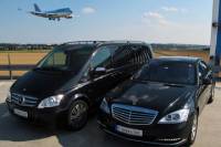 Prague Airport Shuttle: Private Arrival Transfer in Mercedes-Benz Vehicle