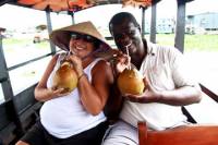 Saigon River Dinner Cruise Including Water Puppet Show and Cyclo Ride