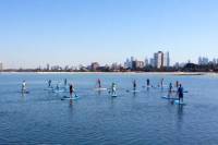 Stand-Up Paddle Board Group Lesson at St Kilda