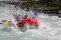 Sunwapta Challenge Rafting Run Class III Rapids