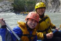 Unique Sightseeing and Rafting Trip through Skippers Canyon