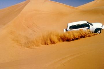 4x4 Dubai Desert Safari from Abu Dhabi with Camel Ride, Dinner and Belly Dancing Performance