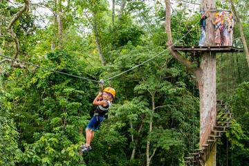 Angkor Park Ziplining and Ta Prohm Tour from Siem Reap