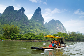 Bamboo Raft on Li River and Ancient Village Day Trip from Guilin