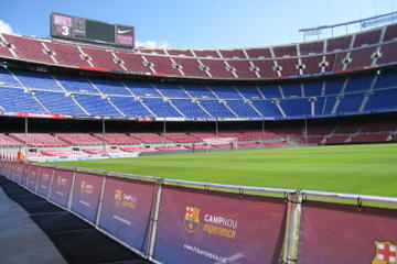 Barcelona Camp Nou Football Stadium Tour from Costa Brava with Optional Montjuic Fountains Light Show