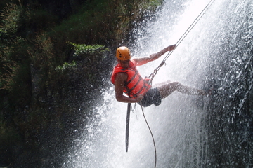 Canyoning Tour Including Datanla Falls Rappelling from Dalat
