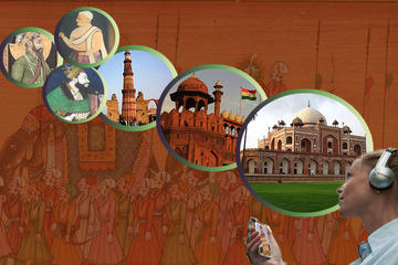 Delhi Self-Guided Tour with a GPS Enabled Audio and Video Guide and Private Transportation