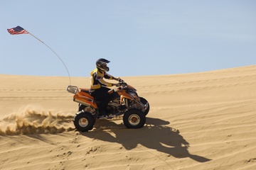 Dubai Desert Afternoon Quad Safari with Camel Ride, BBQ Dinner and Belly Dancing