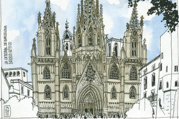 Gothic Quarter Guided Art Workshop in Barcelona