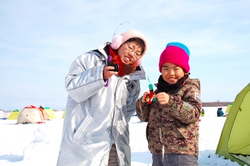 Ice Fishing on Barato River from Sapporo