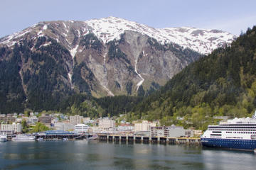 Juneau Shore Excursion: City and Mendenhall Glacier Tour with Seafood Lunch or Dinner on Mt Roberts