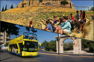 Just Acropolis Tour and Athens-Piraeus Get-on Get-off Bus Tour