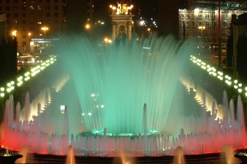 Magic Fountain Show and Gay Night Tour in Barcelona
