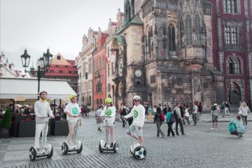 Medieval Prague City Tour with NineBot Scooter