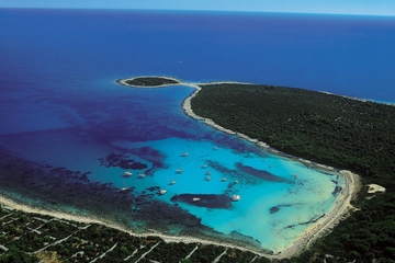 Private Saharun Beach Boat Trip from Zadar