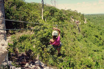 Punta Cana Zipline Tour with Sunshine Boat Cruise