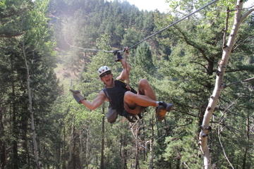 Rocky Mountain Zipline Adventure from Denver