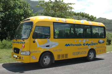 Shared Departure Transfer: Hotel to Moorea Airport or Pier