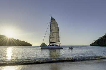 Sunset Catamaran Panache Sailing at Flamingo Beach