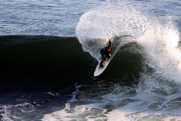Surfing in San Sebastian