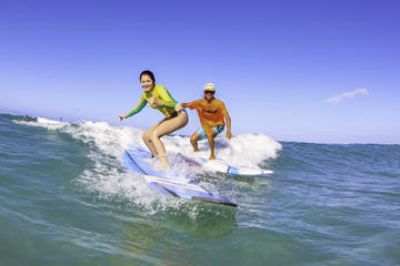 Surfing Lessons On Waikiki Beach