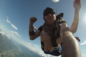 Tandem Skydive Over the Canadian Rockies